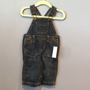Denim Overalls w/ Snaps